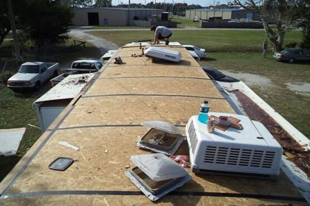 Camper Roof Repair