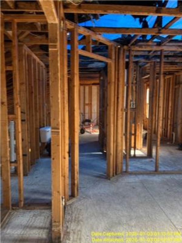 Residential Fire After Interior Demolition